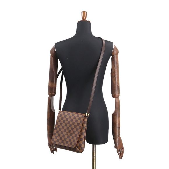 Louis Vuitton Damier Musette Salsa Long Shoulder Bag Ebene - Picture 1 of 8
